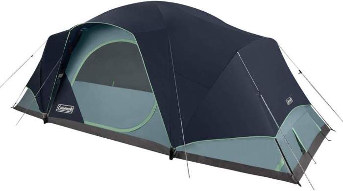 Coleman 12 Person Skydome XL Tent.