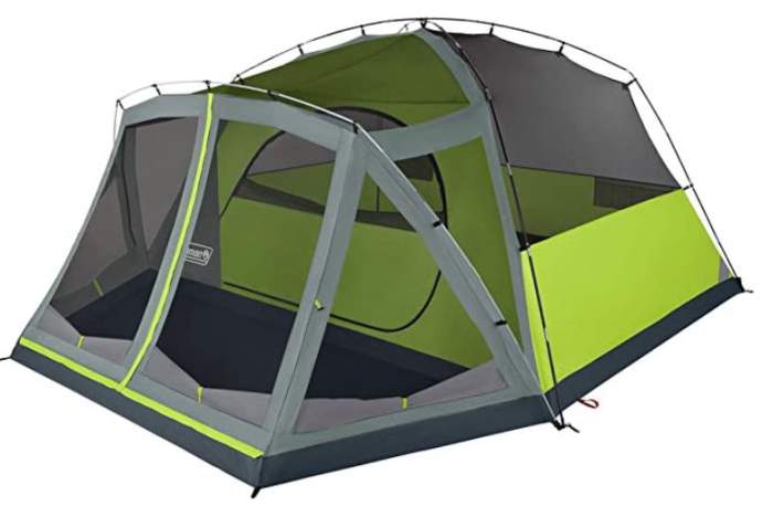 Coleman Camping Tent Skydome 8 Person With Screen Room Review