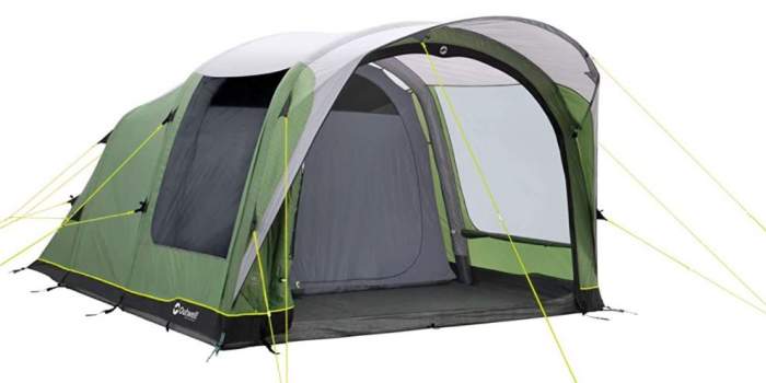 Outwell Cedarville 5A Air 5 Man Tunnel Tent Review Family Camp Tents