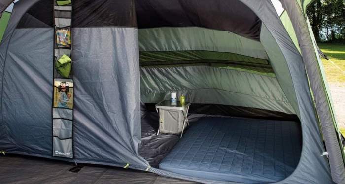 View into the inner tent.