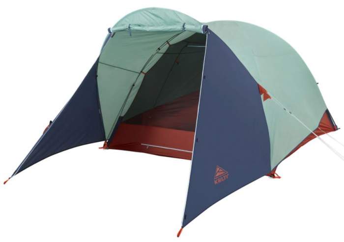 Kelty Rumpus 6 Person Tent - huge front vestibule.