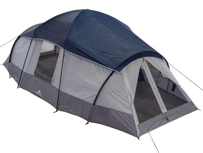 Ozark Trail 10 Person Tent 3 Rooms 20 X 10.