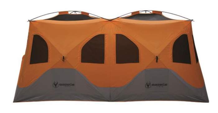 Gazelle T8 Extra Large 8 Person Portable Instant Pop Up Camping Hub Tent without the fly.