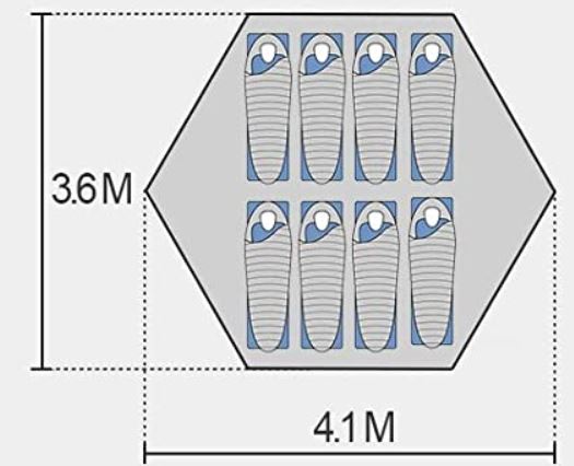 Hexagonal base.