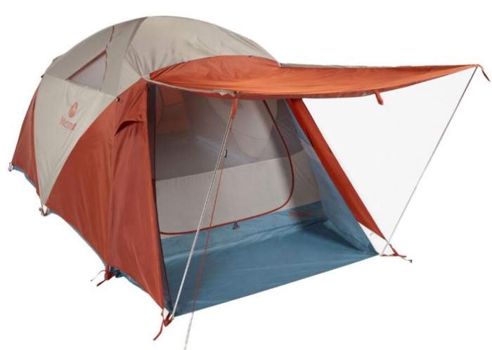 Marmot Torreya 6P camping tent.