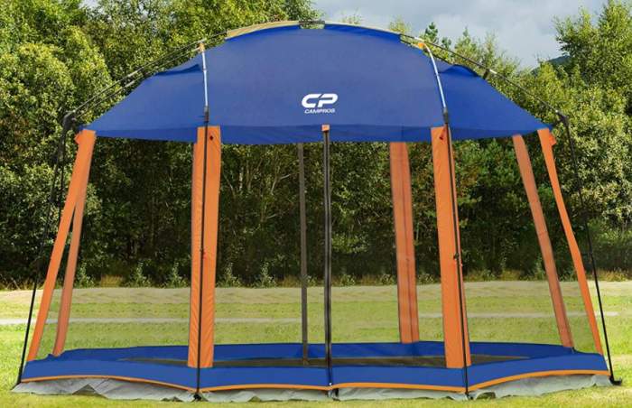 pop up screen tent with floor