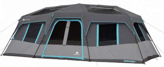 Ozark Trail 20 x 10 Dark Rest Instant Cabin Tent.