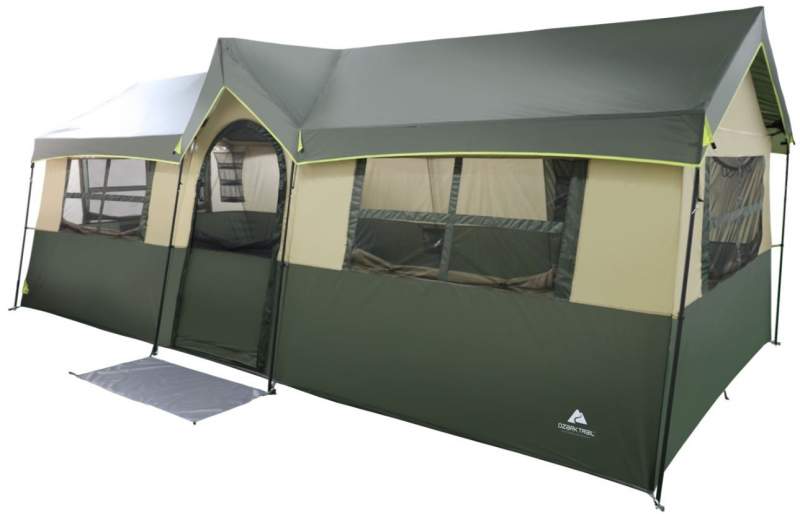 Ozark Trail Hazel Creek 12 Person Cabin Tent.