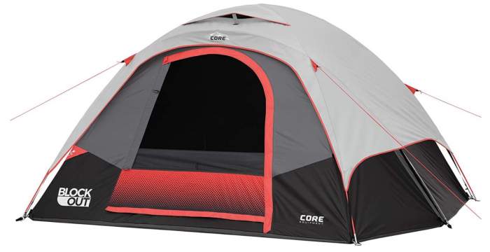 CORE 6 Person Tent with Block Out Technology.