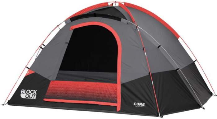 CORE 6 Person Tent with Block Out Technology.