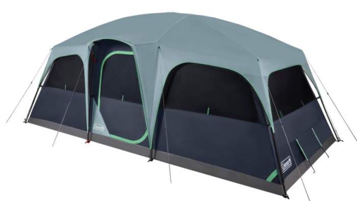 Coleman Sunlodge 12-Person Camping Tent.