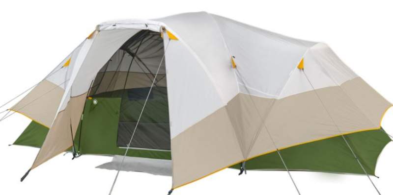 Slumberjack Aspen Grove 8-Person 2 Room Hybrid Dome Tent.