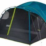 Coleman 8-Person Carlsbad Dark Room Dome Camping Tent with Screen Room