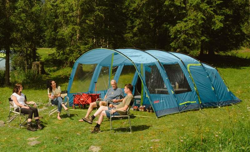 Coleman Aspen 6l Tent 4 Rooms, Aspen Outdoors Camping Chairs
