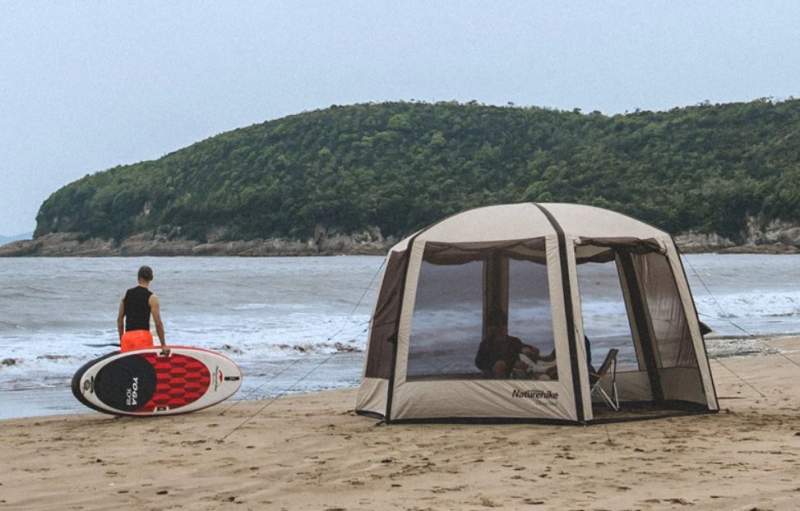 Naturehike Outdoor Hexagonal Inflatable Tent Gazebo.