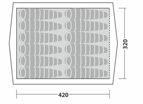 The floor plan.