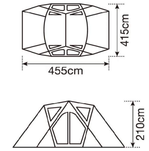 The floor plan and dimensions.