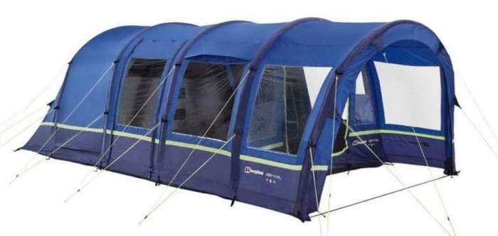 Berghaus Air 4XL Tunnel Design 4 Person Family Tent Review 3 Rooms