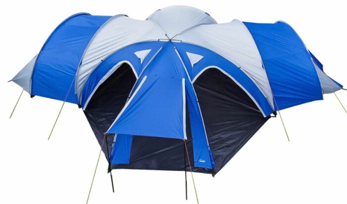 Andes 3 Bedroom + 1 Living Room 6-8 Man Family Group Camping Tent