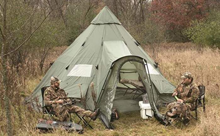 Guide Gear Deluxe 18' x 18' Teepee Tent.