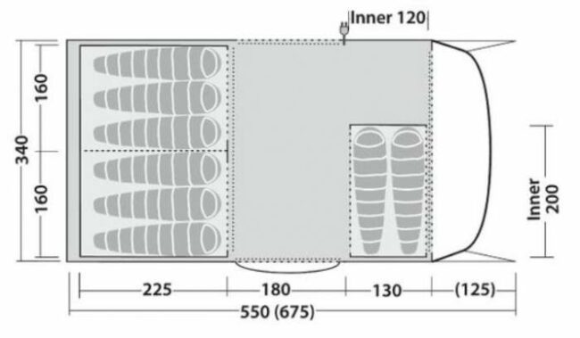 The floor plan.