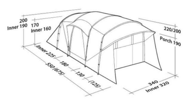 More numbers and the general shape of the tent.