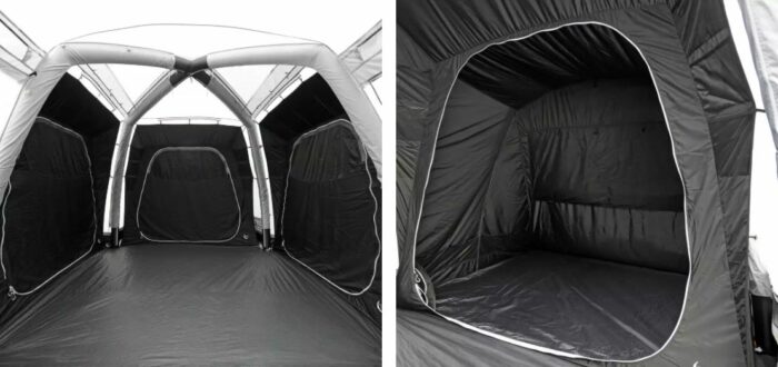 Three inner dark-rest tents.