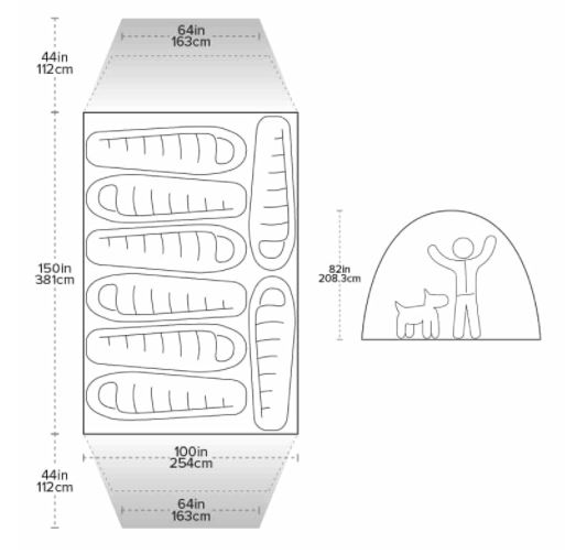 The floor plan.