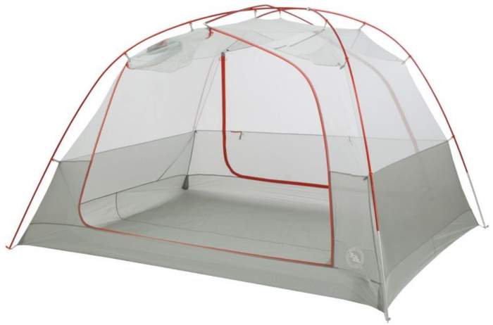 This is how the tent looks without the fly.