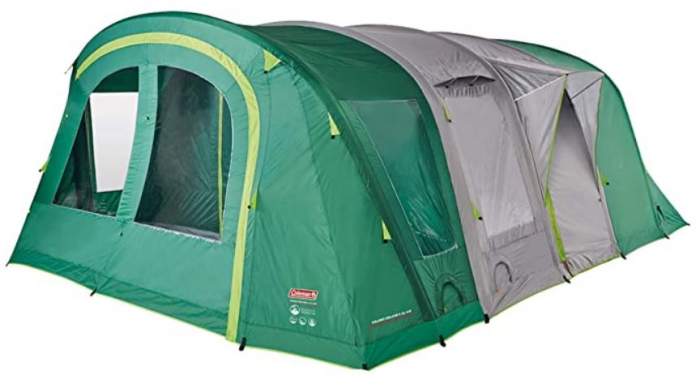 Coleman Valdes Deluxe 6 XL Air BlackOut Bedroom Family Tent.