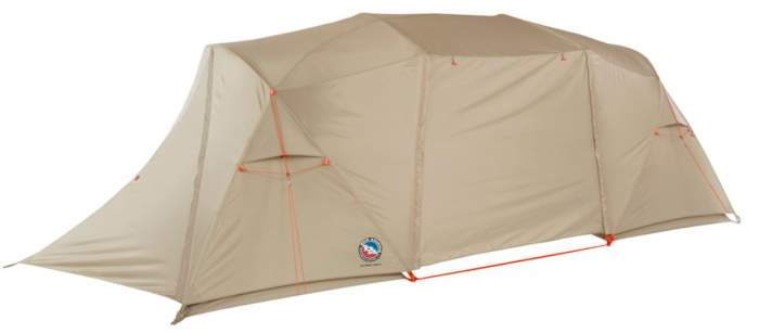 This is how the tent looks with the fly on.