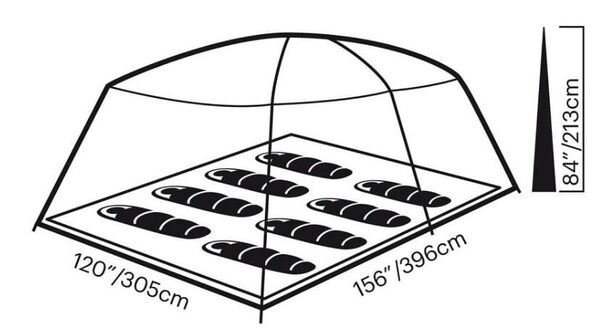 The floor plan and dimensions.