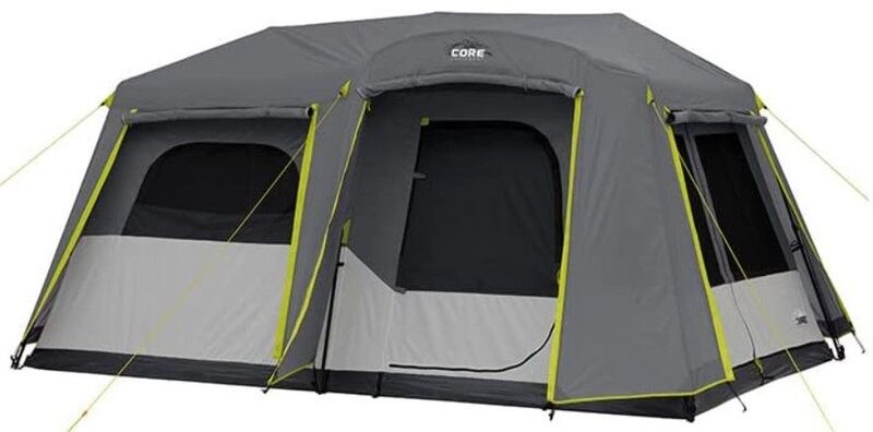 CORE 9 Person Instant Cabin Tent with Full Rainfly 14 x 9 Review