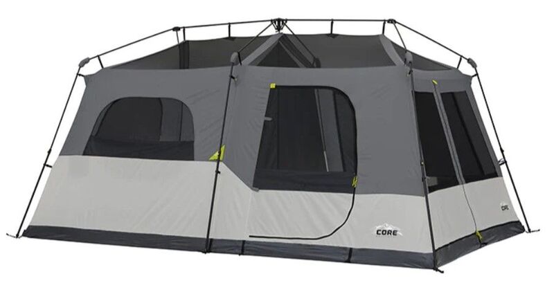 Core Equipment 9-Person Instant Cabin Tent with Full Rainfly