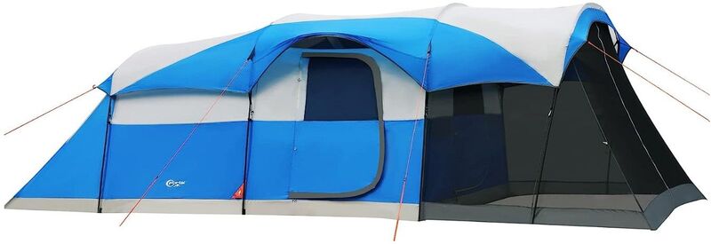 PORTAL 8 Person Family Camping Tent with Screen Porch.