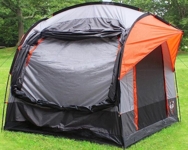 Freestanding tent.