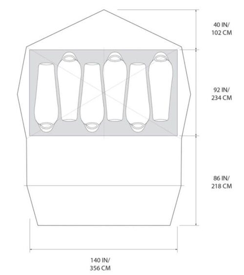 Floor plan and some dimensions.