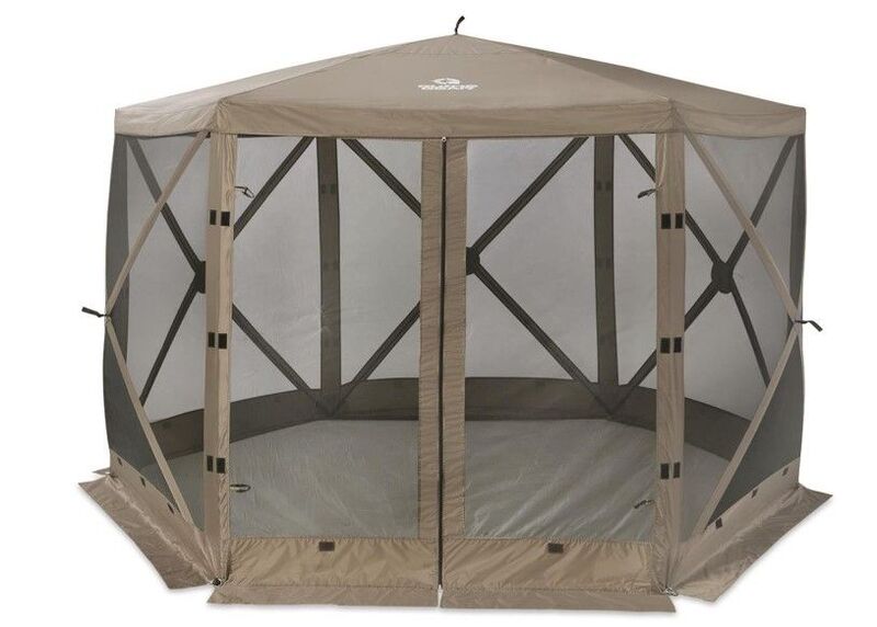 Guide Gear 6-Sided Hex Screen House Tent with Wind Panels.