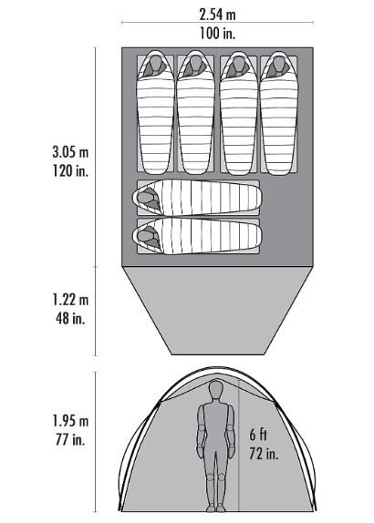 Floor plan and some dimensions.