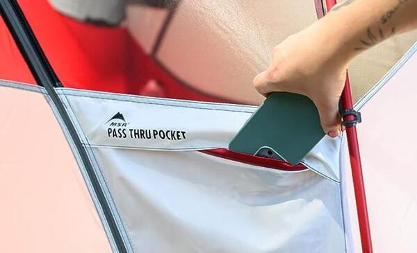 Pass-thru pocket.