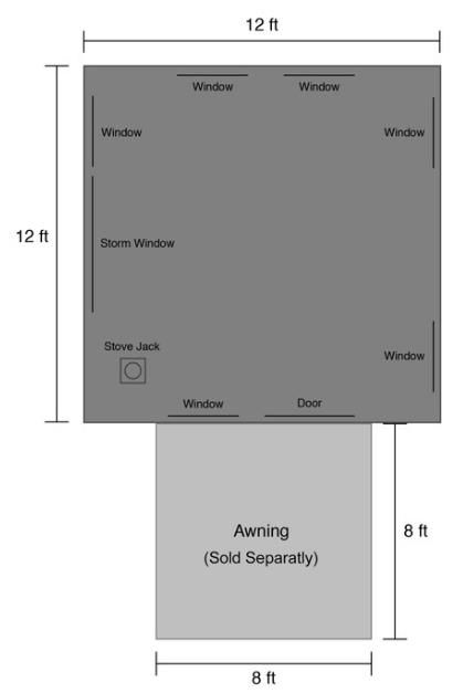 The floor plan.