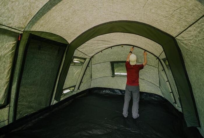 View inside without the inner tent.