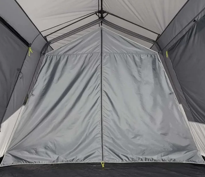 The removable divider in the Core 9 Person Instant Cabin Tent.