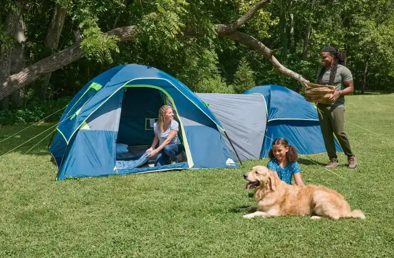 Ozark Trail 8 Person Dual Dome Tent.