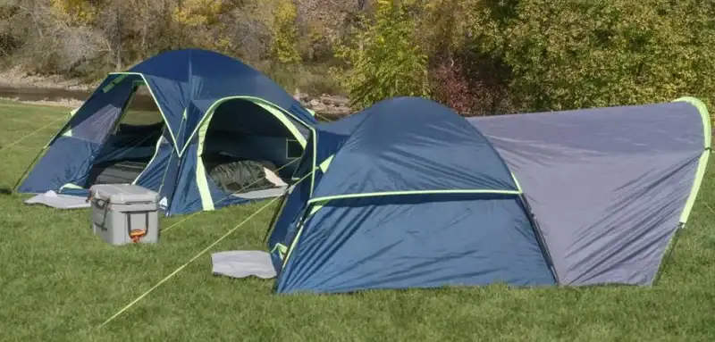 Two tents used separately.